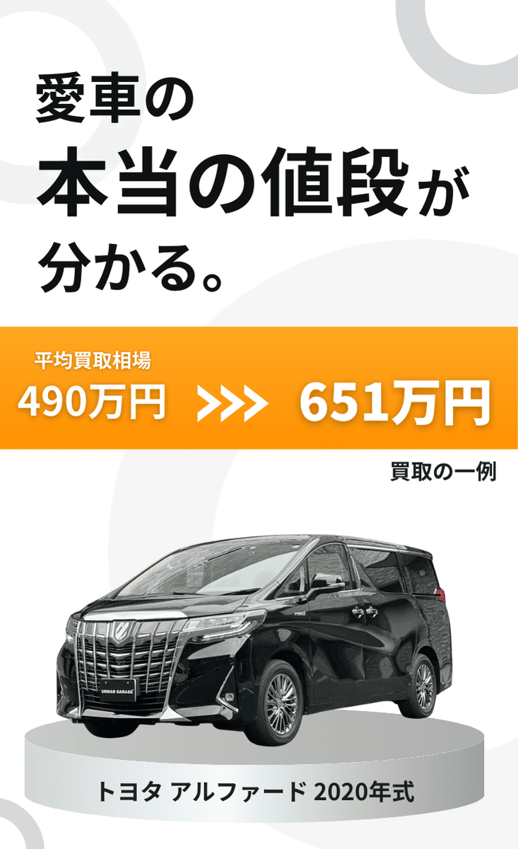 愛車の本当の値段が分かる。